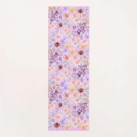 Englischer Teepark Pastel Yogamatte (Vorderseite)