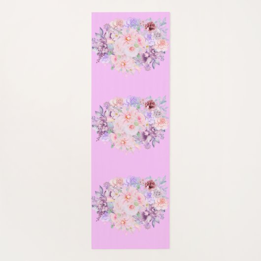 Englischer Teepark Pastel Yogamatte (Rückseite)