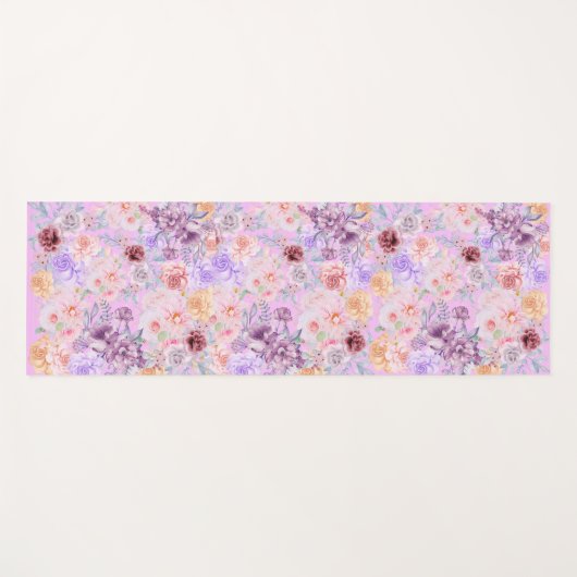 Englischer Teepark Pastel Yogamatte (Vorderseite (Horizontal))