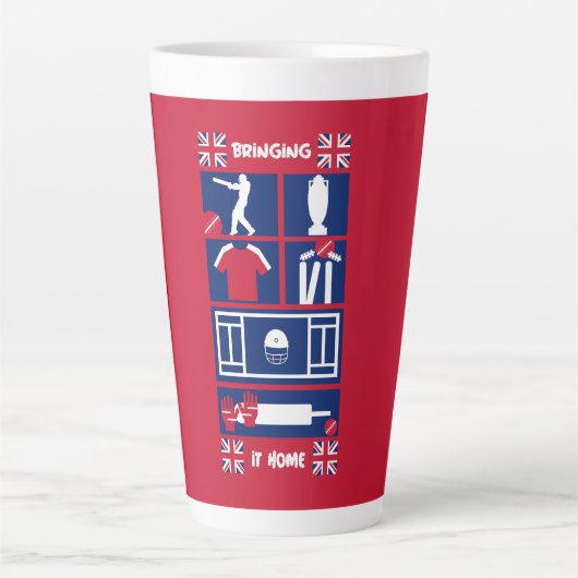 Englischer Test Cricket Milchtasse (Vorderseite)