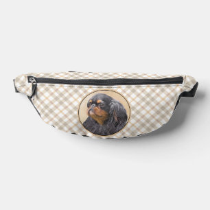 Englischer Toy Spaniel Malerei King Charles Hund K Bauchtasche