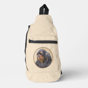 Englischer Toy Spaniel Malerei King Charles Hund K Crossbody Bag