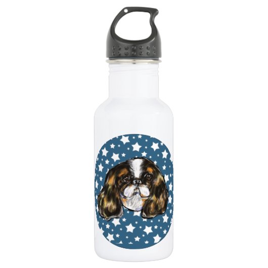 ENGLISCHER TOY SPANIEL TRINKFLASCHE (Vorderseite)