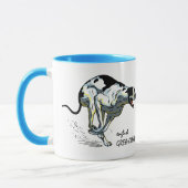 englischer Windhund Tasse (Links)