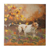 Englischer Zeiger , Autumn Tapestry Poster Triptyc Fliese (Vorderseite)