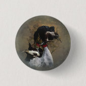 Englischer Zeiger Button (Vorderseite)