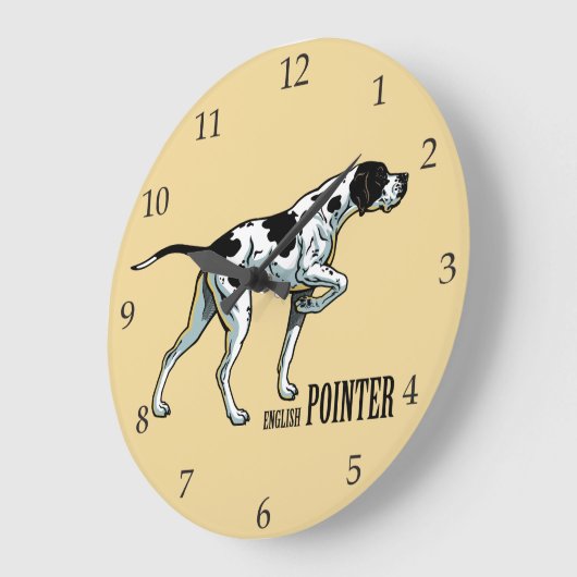 englischer Zeiger Große Wanduhr (Winkel)