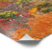 Englischer Zeiger, Herbst-Teppich Poster (Ecke)