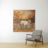 Englischer Zeiger, Herbst Wandteppich (Beispiel)