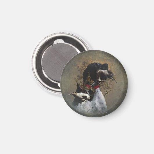 Englischer Zeiger Magnet (Vorderseite/Rückseite)