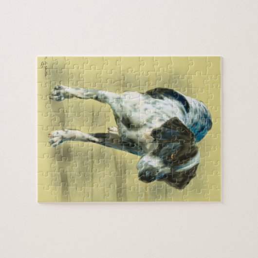 Englischer Zeiger Puzzle (Horizontal)