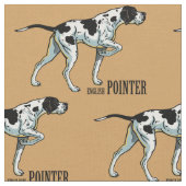 englischer Zeiger Stoff (Nahaufnahme)