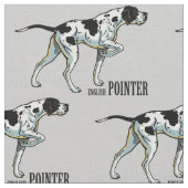 englischer Zeiger Stoff (Nahaufnahme)