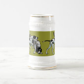 englischer Zeiger und Setter Bierglas (Mittel)