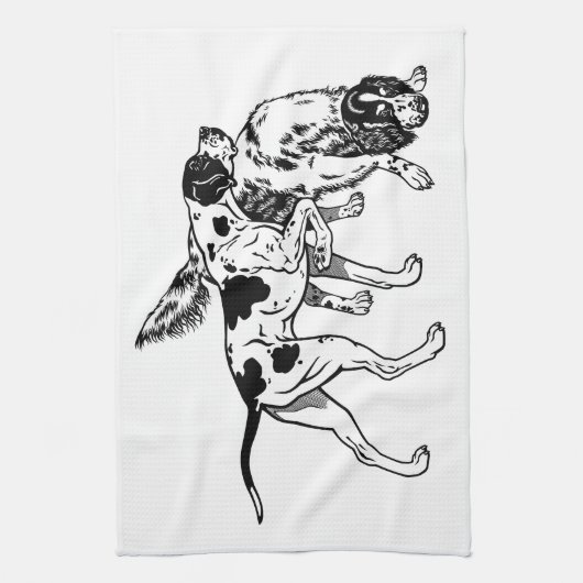 englischer Zeiger und Setter Handtuch (Vertikal)