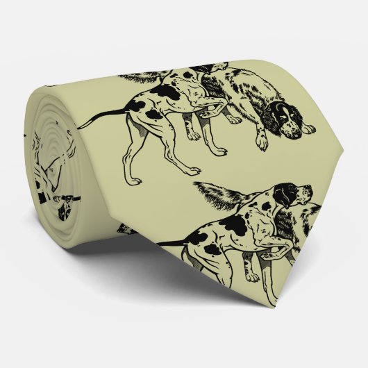 englischer Zeiger und Setter Krawatte (Gerollt)