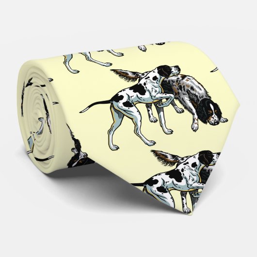 englischer Zeiger und Steller Krawatte (Gerollt)