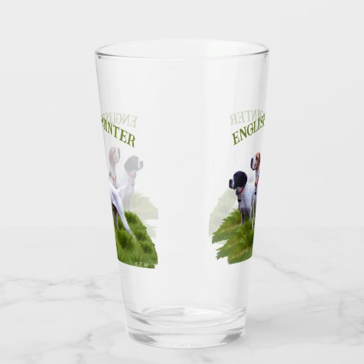 Englischer Zeiger, Vogeljagd Glas (Links)