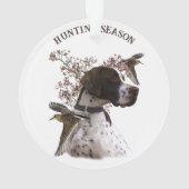 Englischer Zeiger, Vogeljagd Ornament (Rückseite)