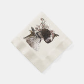 Englischer Zeiger, Vogeljagd Serviette (Ecke)