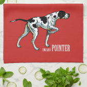 Englischer Zeigerhund Geschirrtuch (Gefaltet)