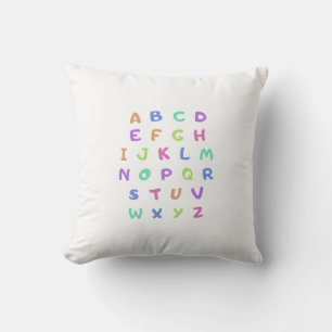 Englisches Alphabet Kissen