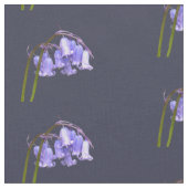 Englisches Bluebell-Blumen-Gewebe Stoff (Nahaufnahme)