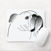 Englisches Bulldogge mousepad (Mit Mouse)