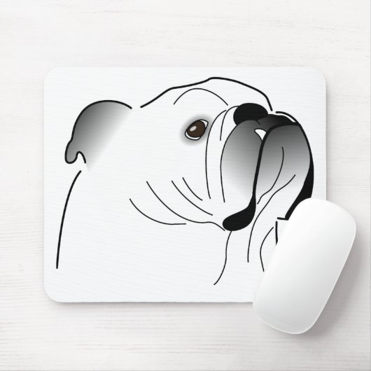 Englisches Bulldogge mousepad (Mit Mouse)