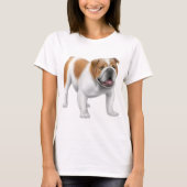 Englisches Bulldoggen-Damen-Baby - Puppe Shirt (Vorderseite)