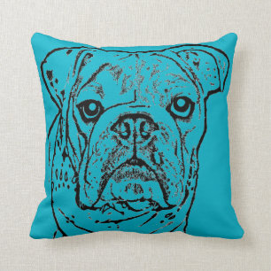 Englisches Bulldoggenkissen Kissen