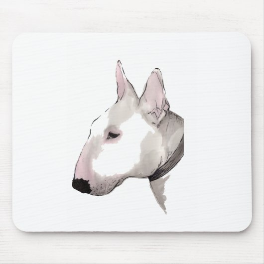 englisches Bullterrier mousemat Mousepad (Vorne)