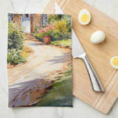 Englisches Cottage Geschirrtuch (Viertel Falte)