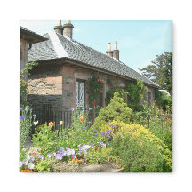 Englisches Cottage II mit Blumengarten Fotografie