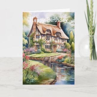 Englisches Cottage Karte