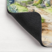 Englisches Cottage Mousepad (Ecke)