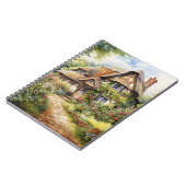 Englisches Cottage Notizblock (Linke Seite)