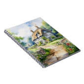 Englisches Cottage Notizblock (Rechte Seite)