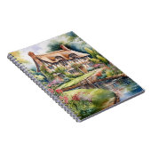 Englisches Cottage Notizblock (Rechte Seite)