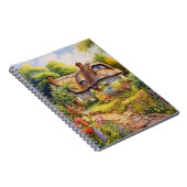 Englisches Cottage Notizblock (Rechte Seite)