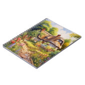 Englisches Cottage Notizblock (Linke Seite)