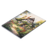 Englisches Cottage Notizblock (Linke Seite)