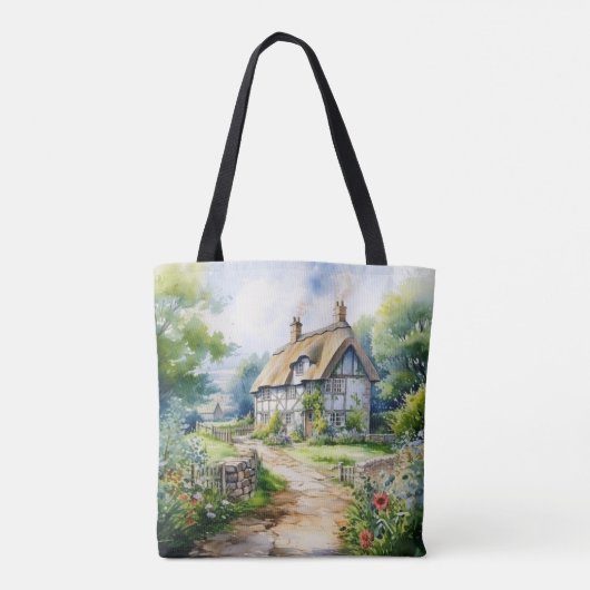 Englisches Cottage Tasche (Rückseite)