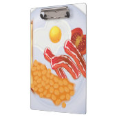 Englisches Frühstück Klemmbrett (Links)