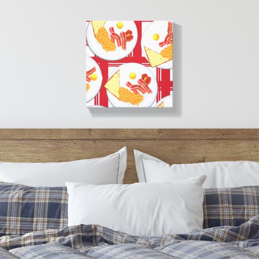 Englisches Frühstück Leinwanddruck (Insitu (Schlafzimmer))