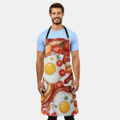 Englisches Frühstück Schürze (Getragen)