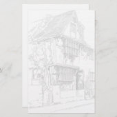 Englisches Haus Briefpapier (Vorne/Hinten)