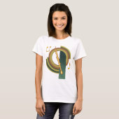 Englisches Horn-Deko T-Shirt (Vorne ganz)