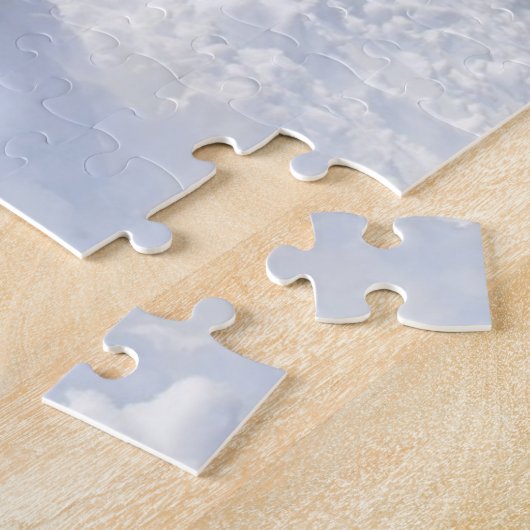 Englisches Mastiffhund"Schnee-Pose" Puzzle (Seite)