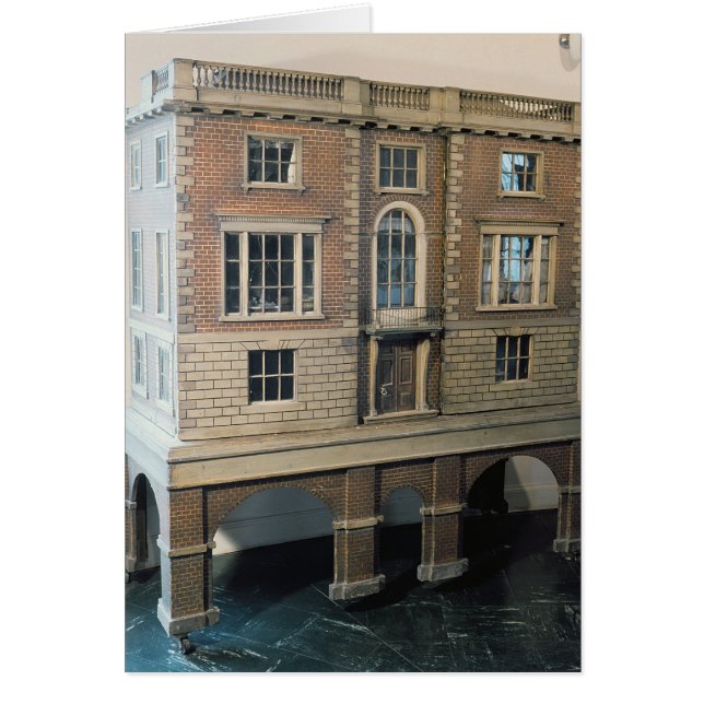 Englisches Puppenhaus mit Balkonen (Vorne)